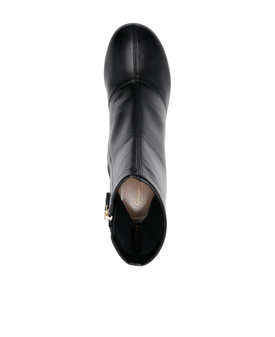 Gianvito Rossi Woman Ankle Boots Black Size 10 Soft Leather In Black