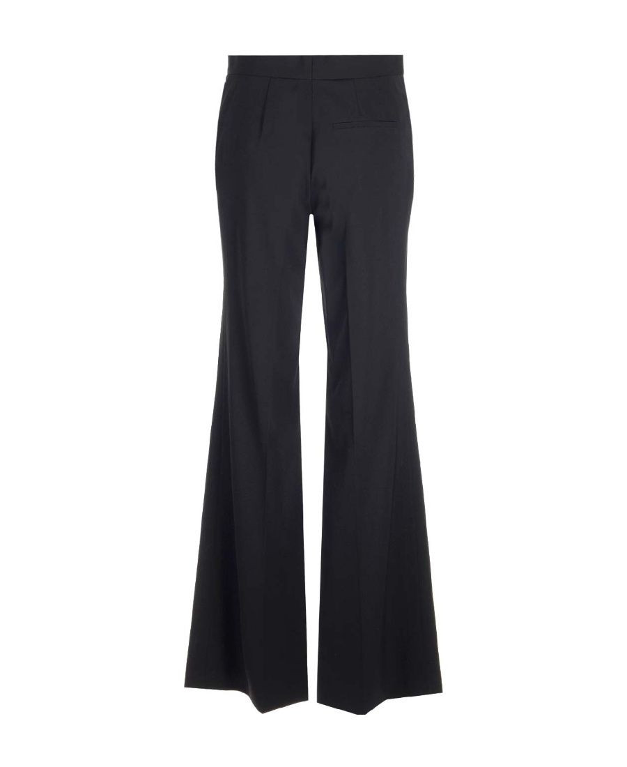 Shop Stella Mccartney High Waist Flared Trousers In Black