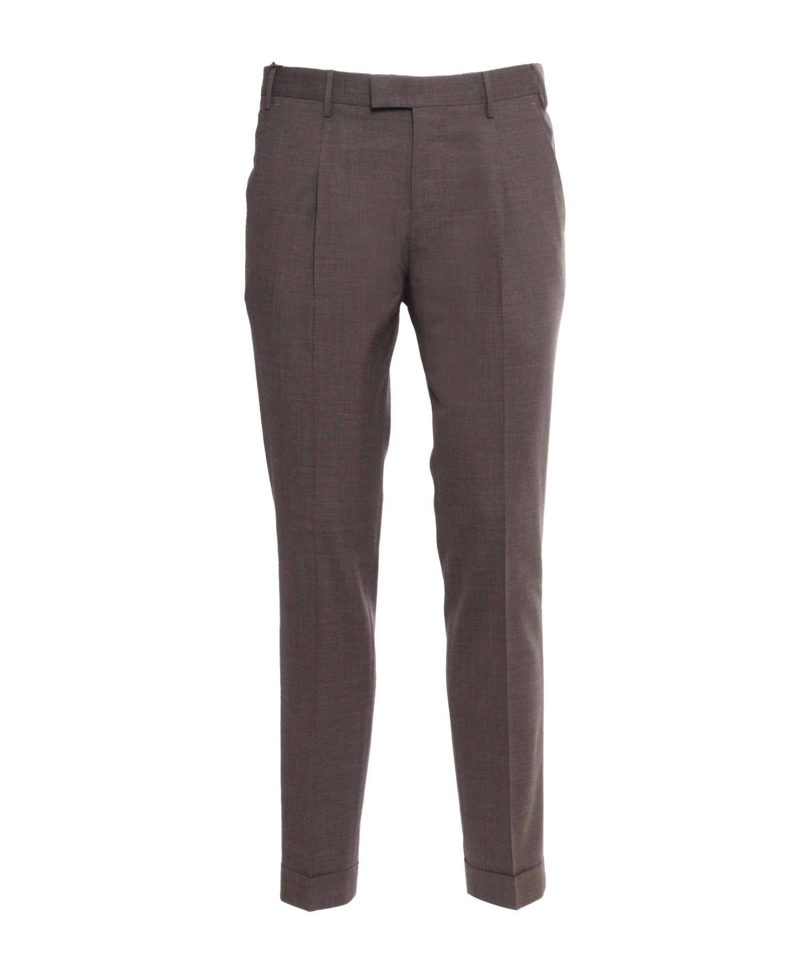 Pt01 Belt Ring Casual Pants In Black