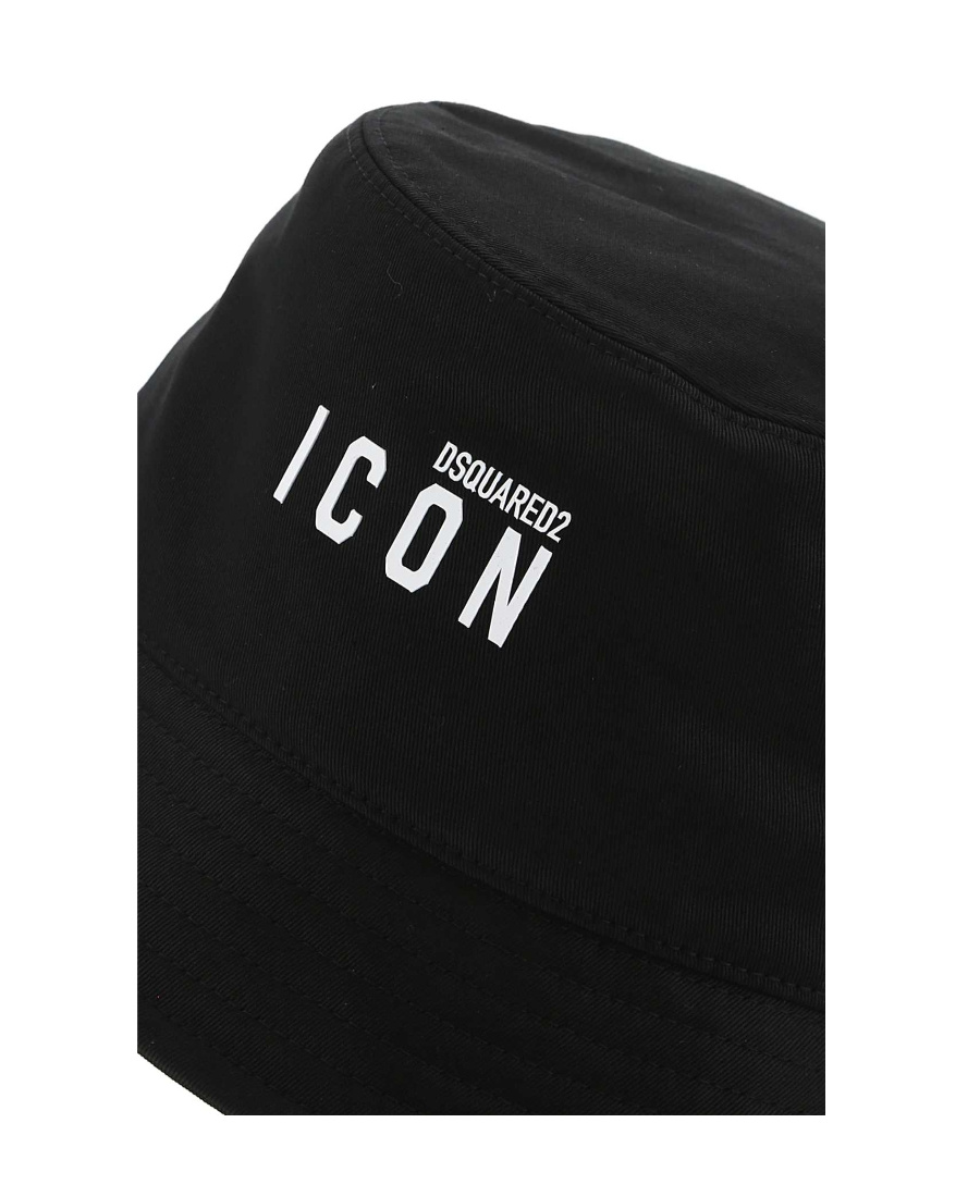 Dsquared2 Cappello Bucket Be Icon In Black