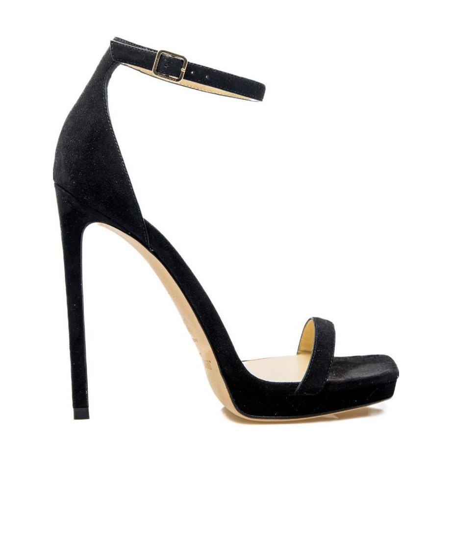 Jimmy Choo Misty 120 Suede Sandals In Black