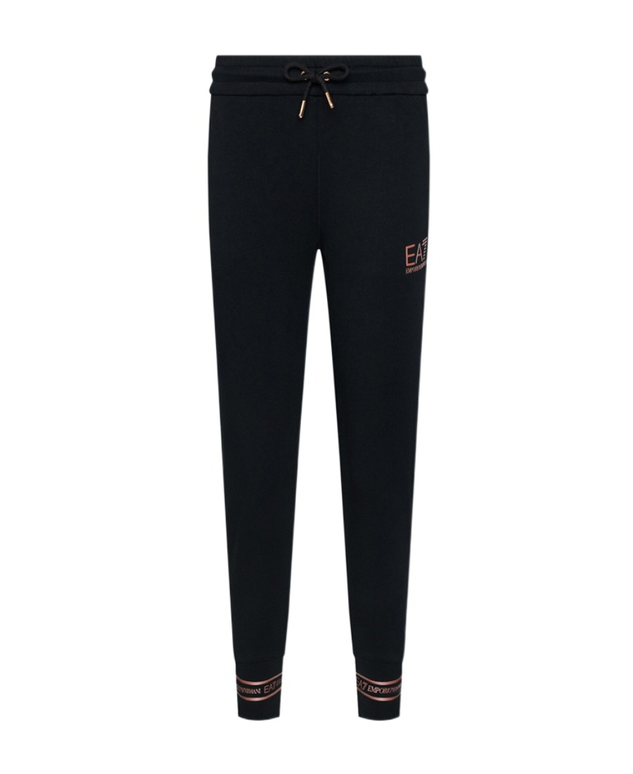 Shop Ea7 Logo Sweatpants In Black
