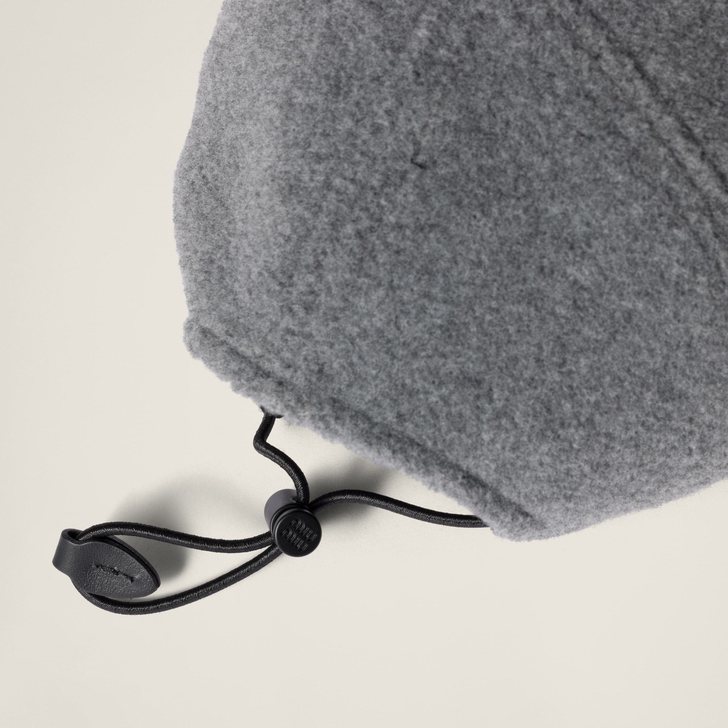MIU MIU FLEECE BASEBALL CAP