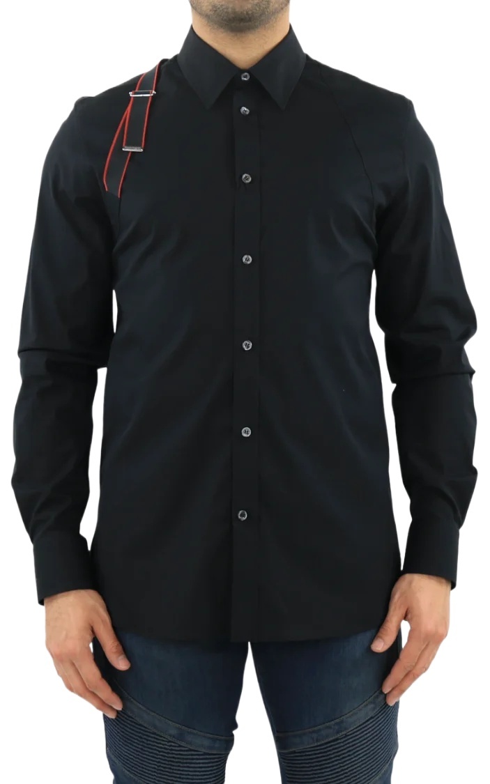 Alexander Mcqueen Alexander Mc Queen Harness Shirt In Black