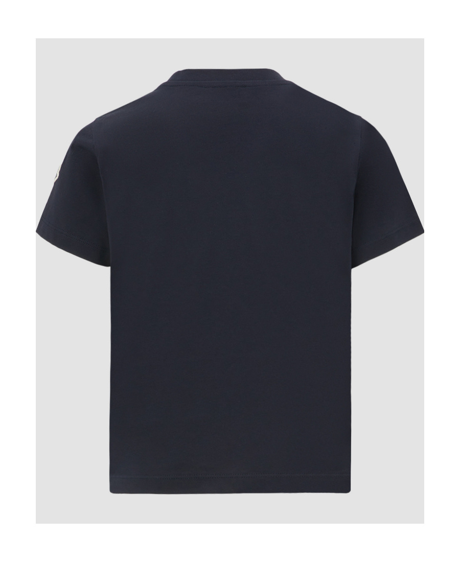 Moncler Enfant Tennis Logo T-shirt In Blue
