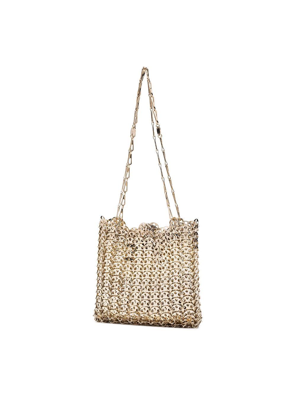 Rabanne 1969 Nano Shoulder Bag In Nude