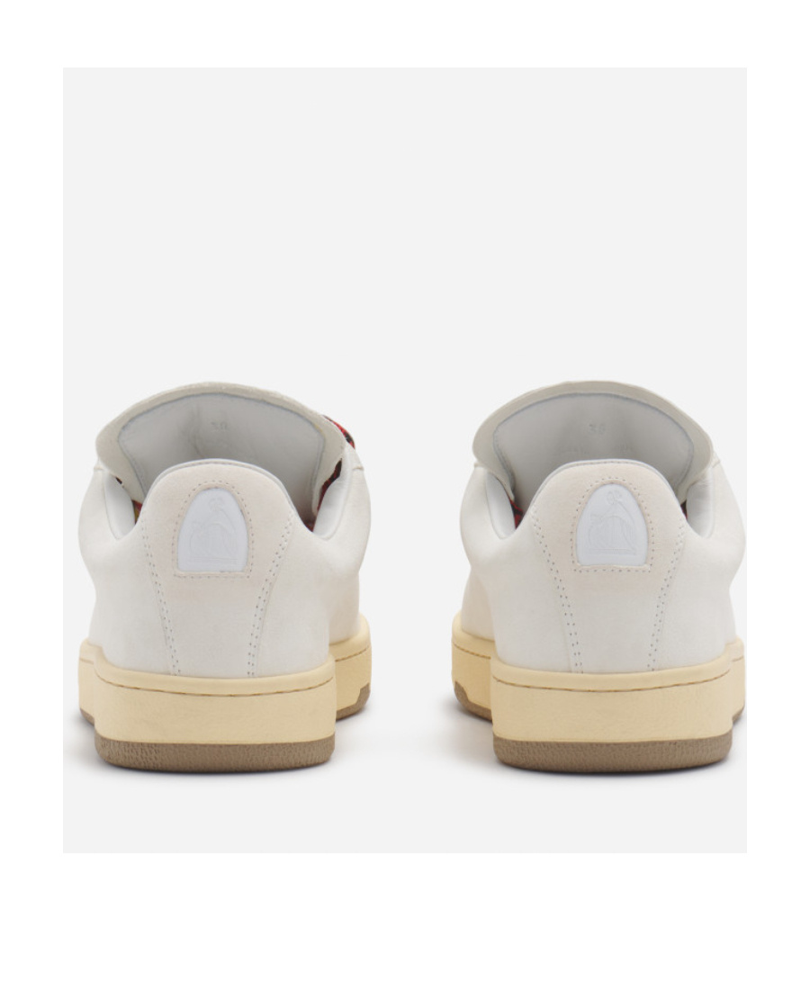 Lanvin Lite Curb Low-top Sneakers In White
