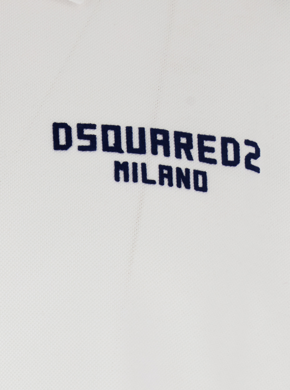 Dsquared2 Short-sleeved Polo Shirt In White