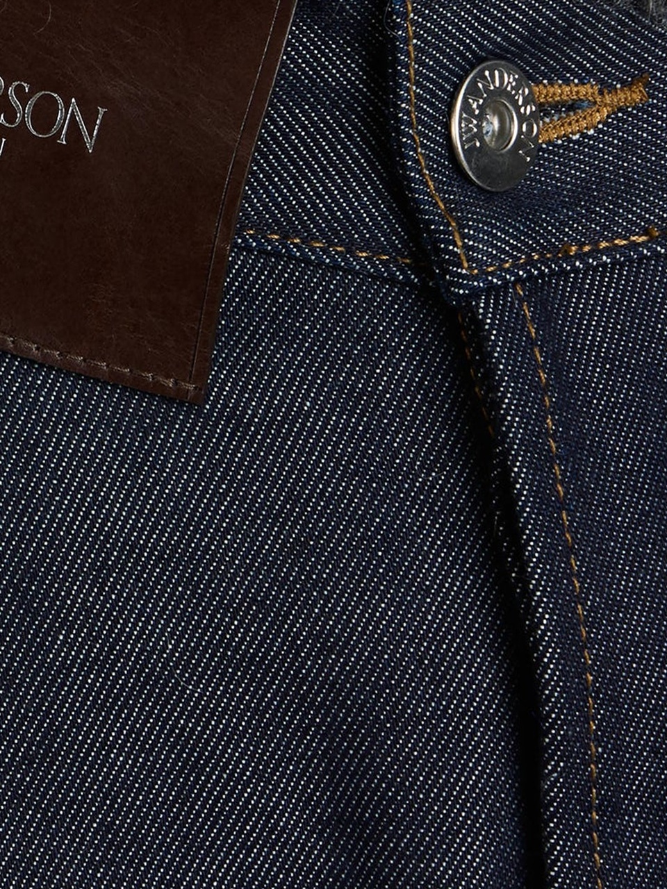 Jw Anderson Twisted Workwear Jeans In Blue