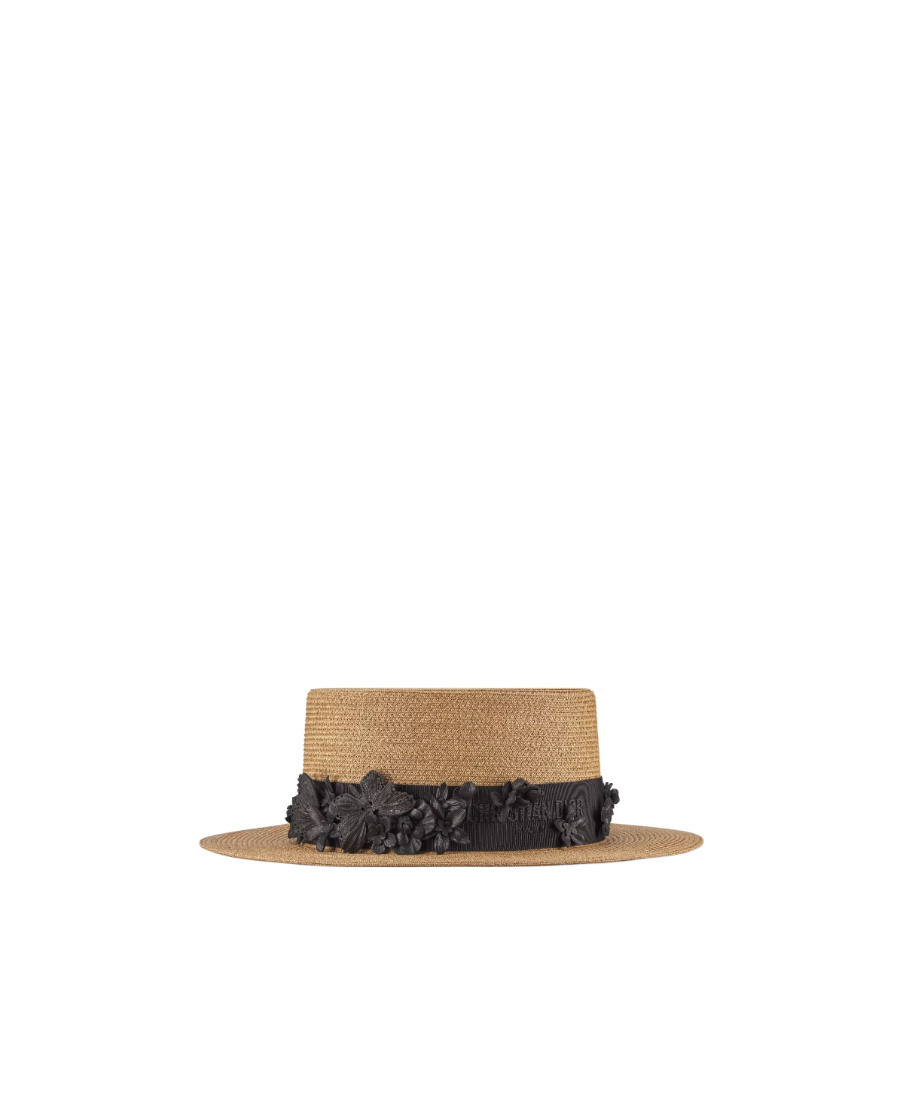Dior Odeo Narrow Brimmed Hat In Black