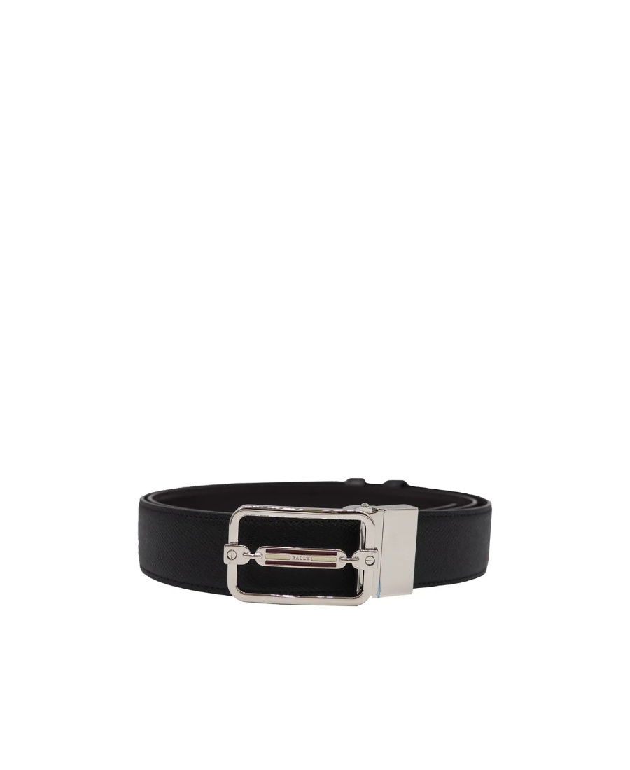 Bally Folding Wallet And Belt Suit In Black