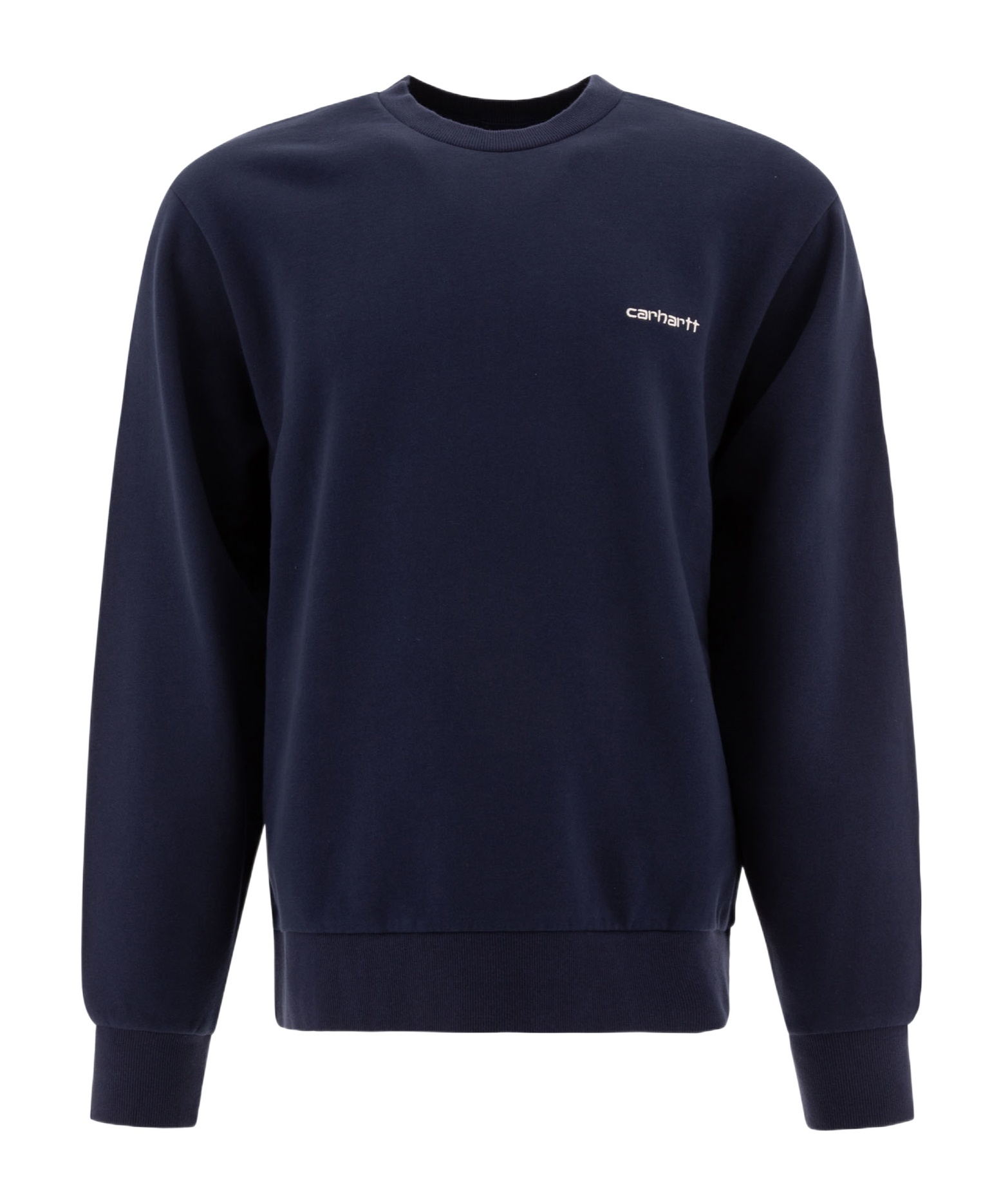 Carhartt Script Embroidery Sweatshirts Blue In Black