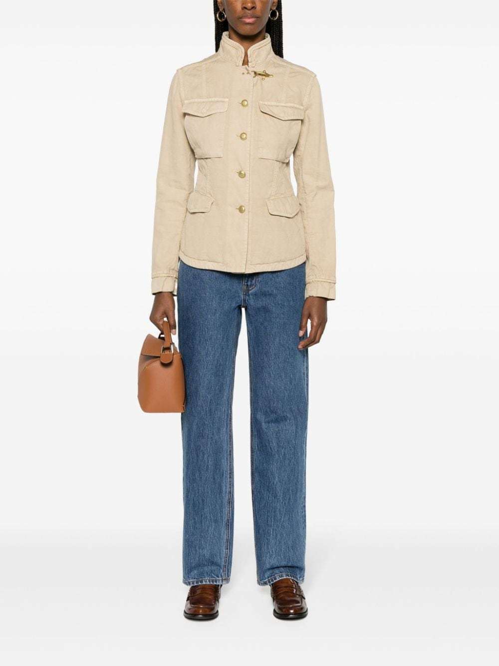 Fay Sahariana Military-jacke In Nude