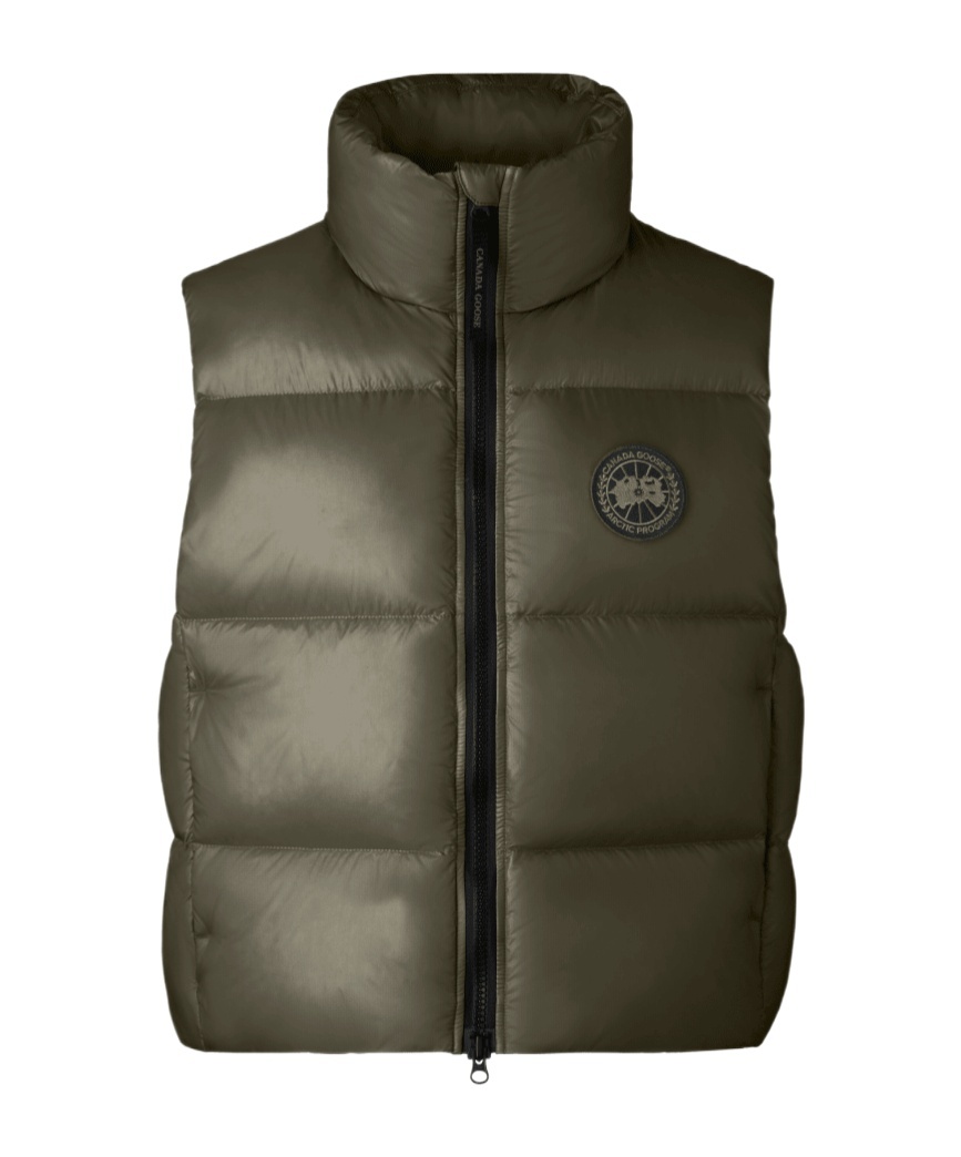 Canada Goose Sleevless Down Vest In Green