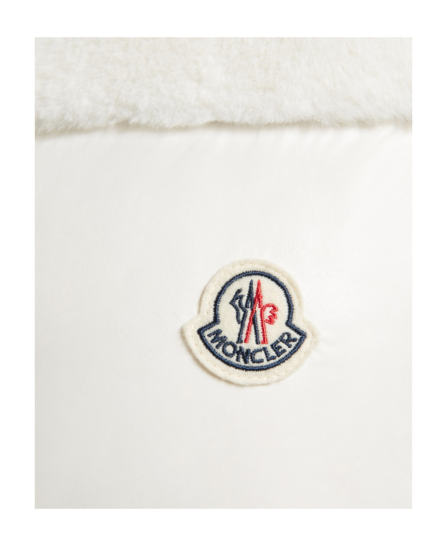 Moncler Lempa Nylon Down Vest In White