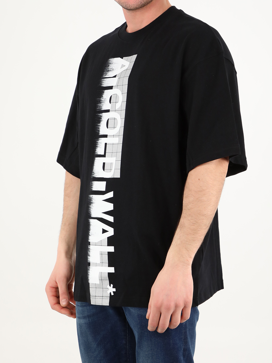 A-cold-wall* Blurred Logo-print T-shirt In Black