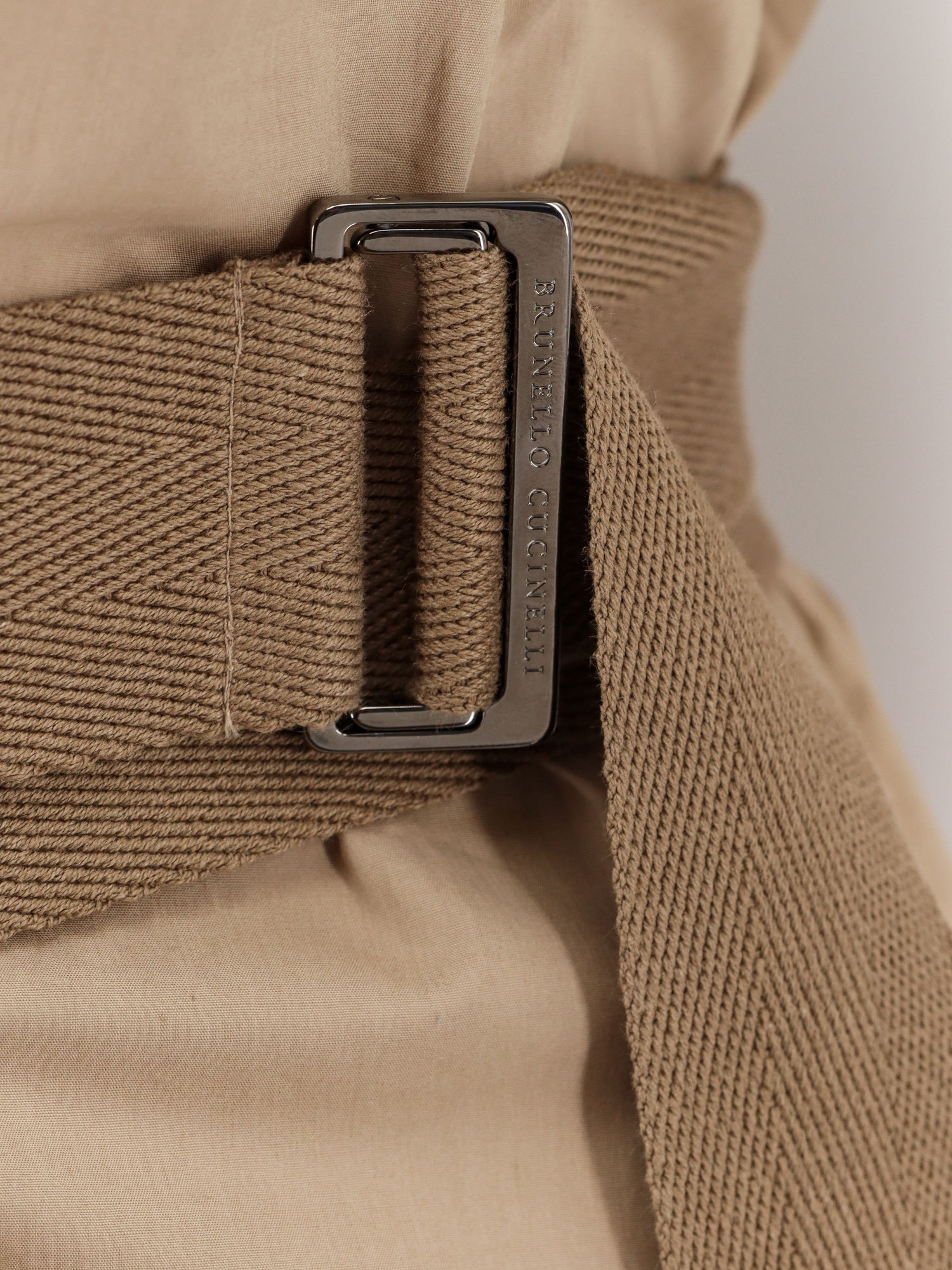 Brunello Cucinelli Midi Dress In Nude