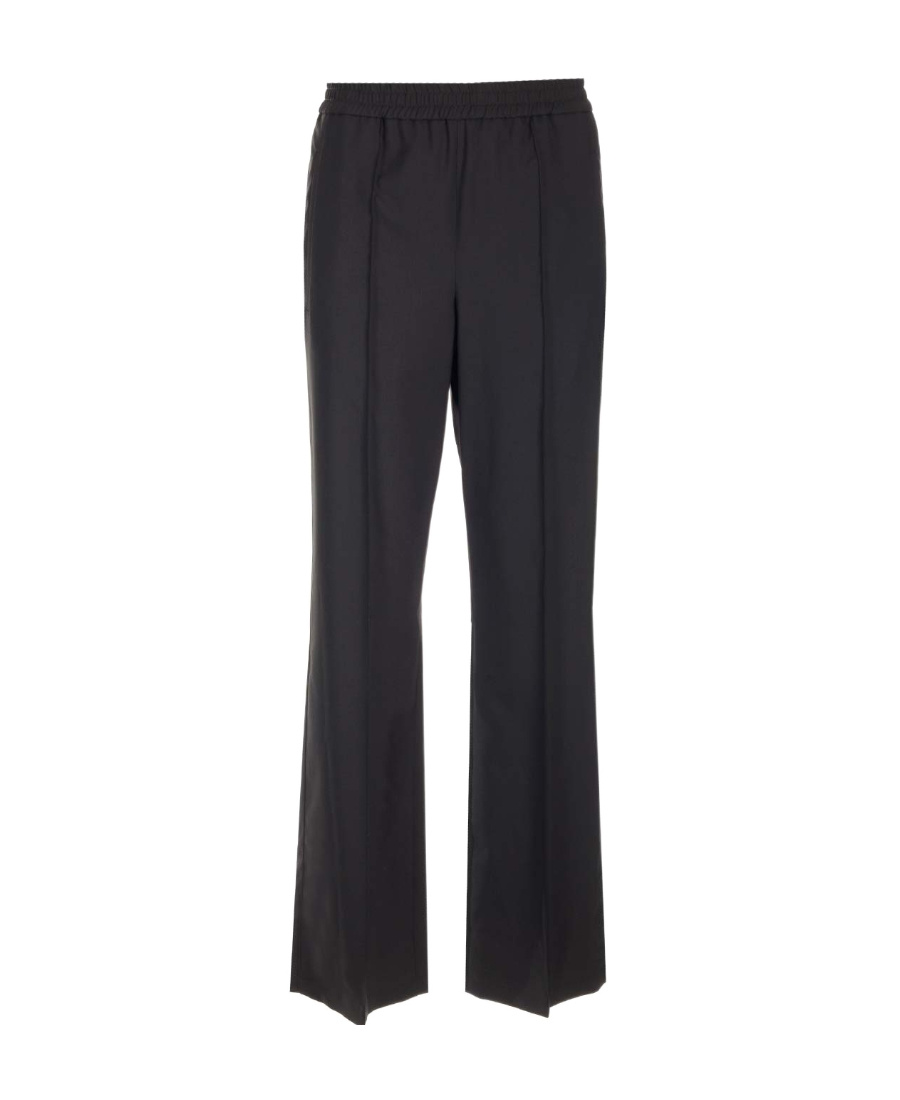 Loewe Straight-leg Wool Trousers In Black