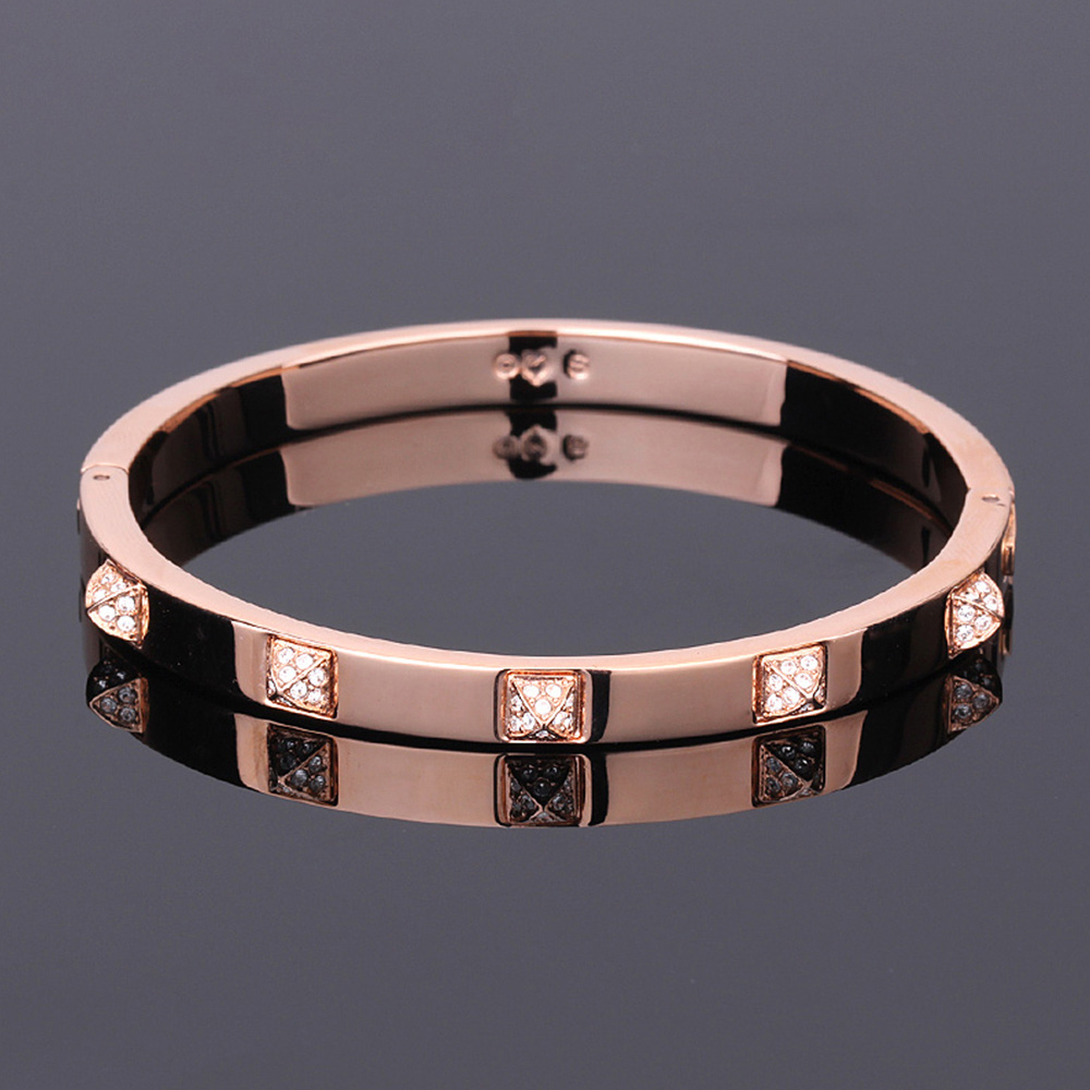 Swarovski Glass-embellished Bracelet In Yellow