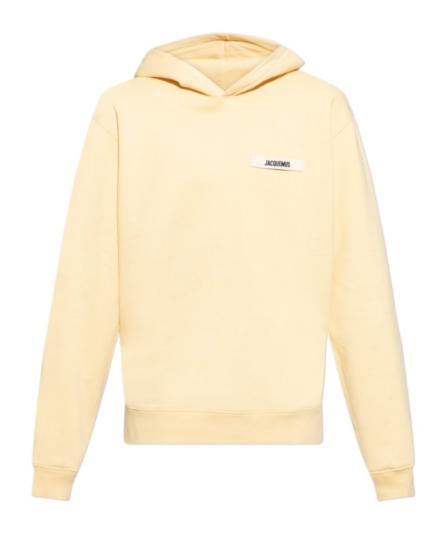 Jacquemus Gros-grain Hoodie In Nude