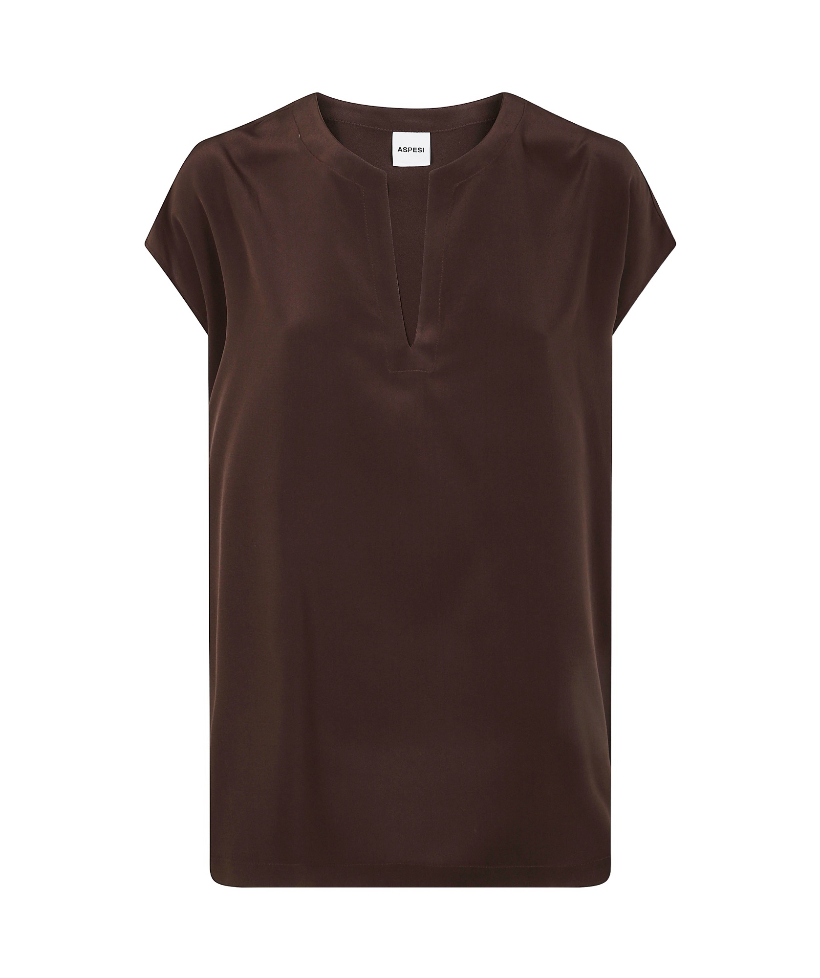 Aspesi Linear Classic Top In Brown