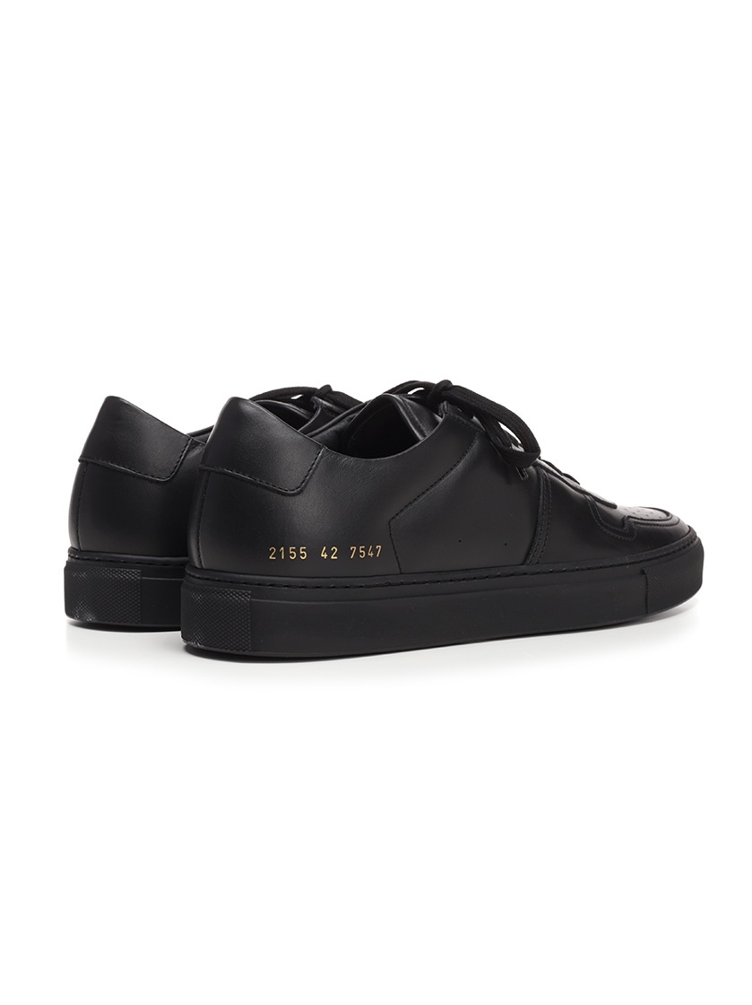 Common Projects Round Head Lacing Casual Sneakers In Black