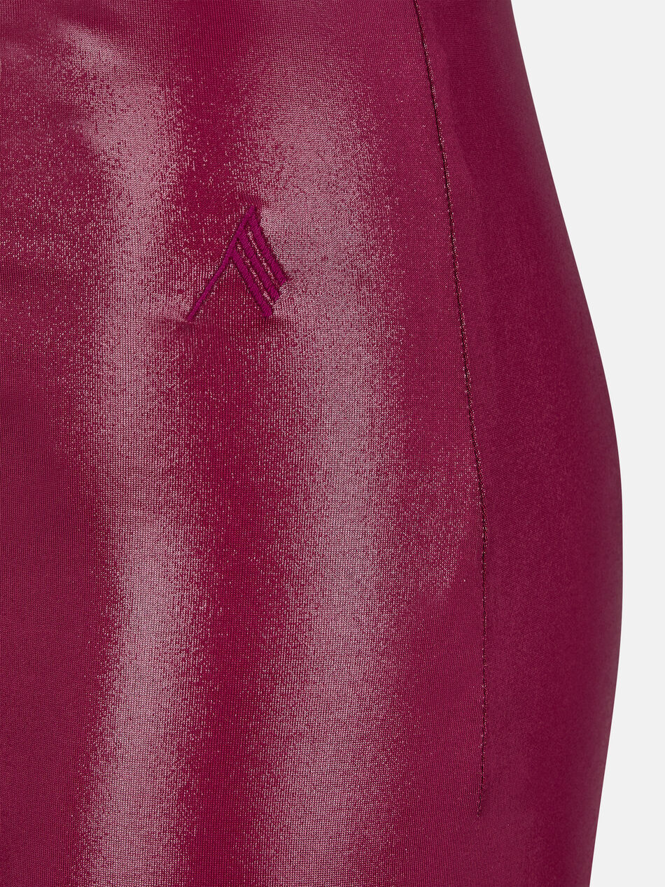 Shop Attico The  Neck-strap Leggings In Red