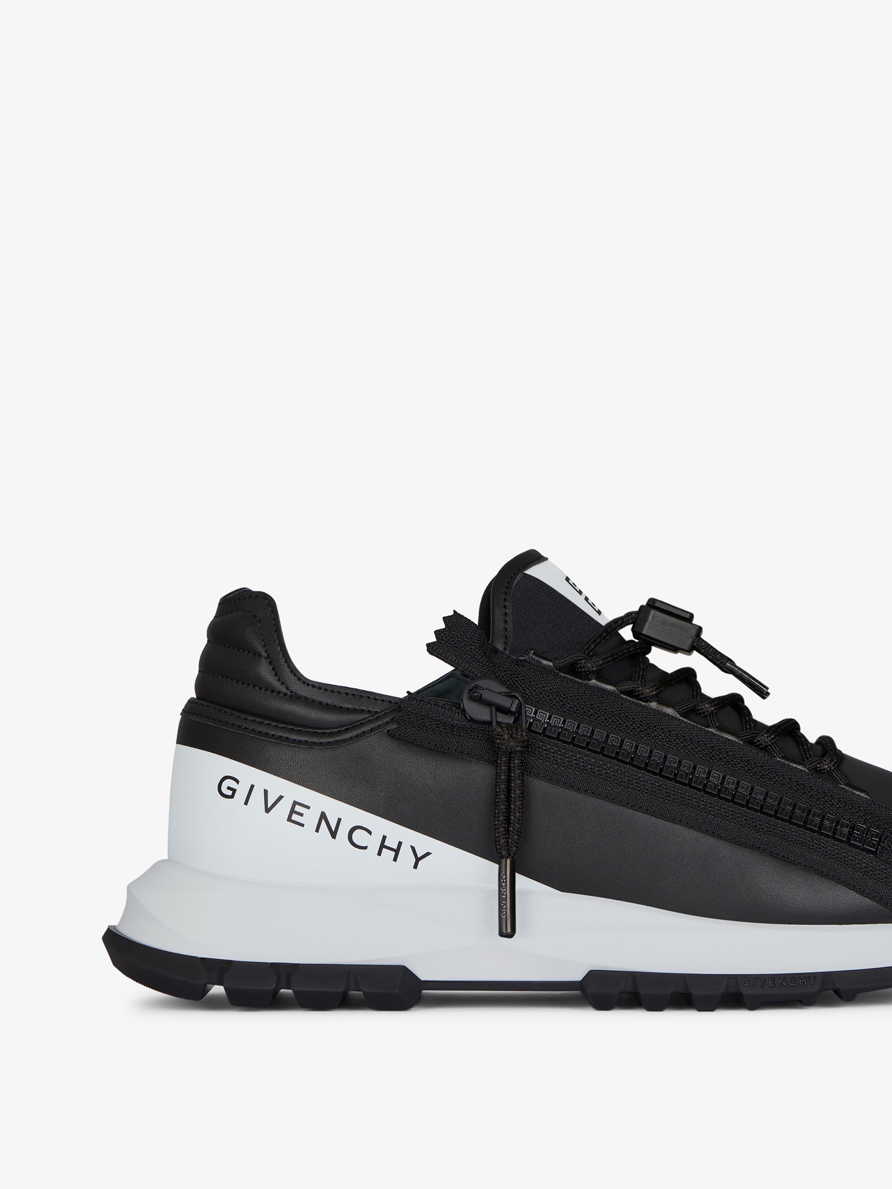 Shop Givenchy Spectre Runner Sneakers In Synthetic Leather In Black