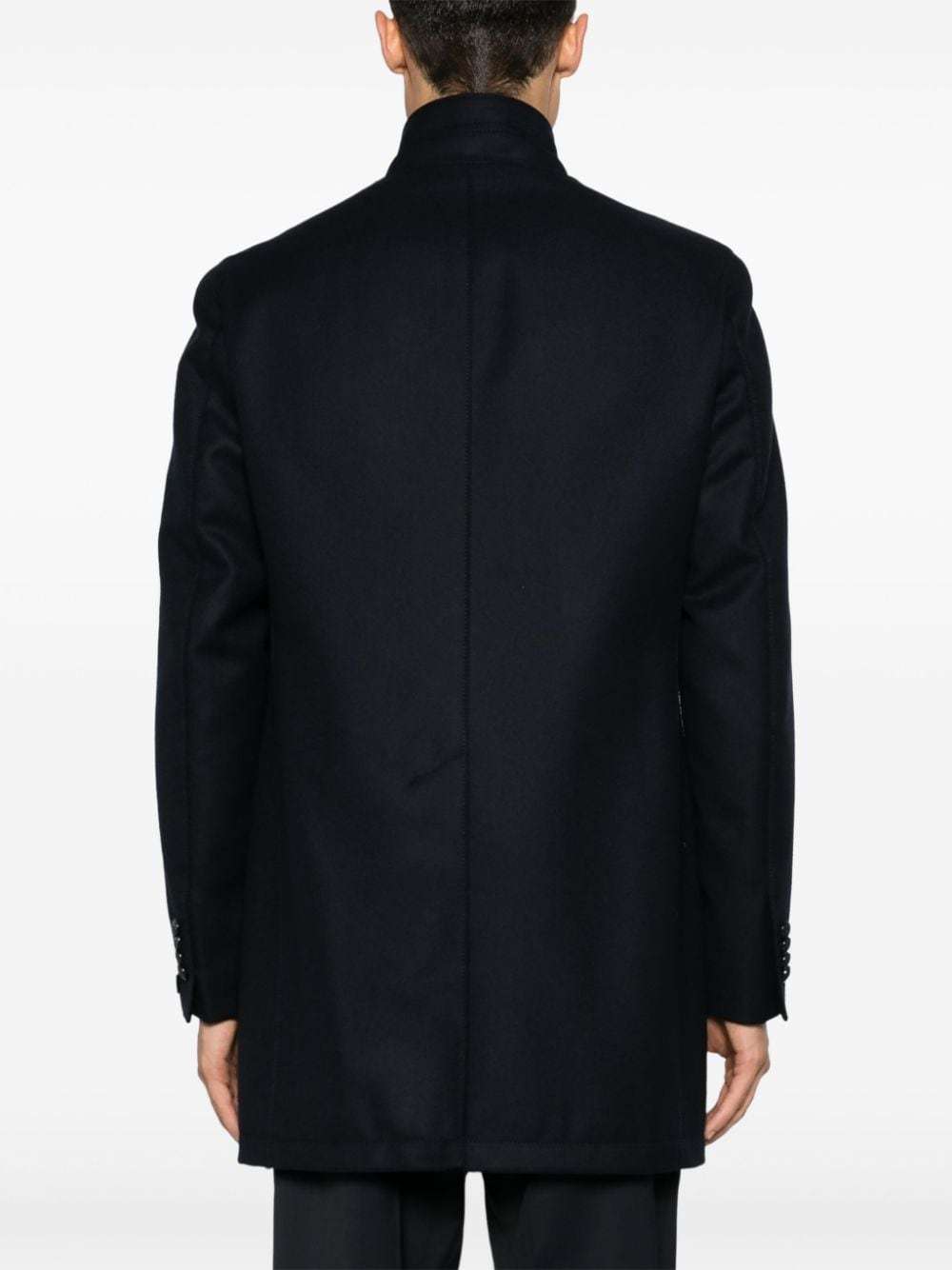 Shop Tagliatore Gordon Coat In Black
