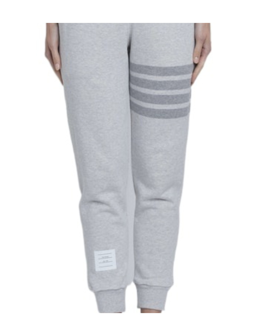 Thom Browne Signature 4-bar Stripe Track Pants In White