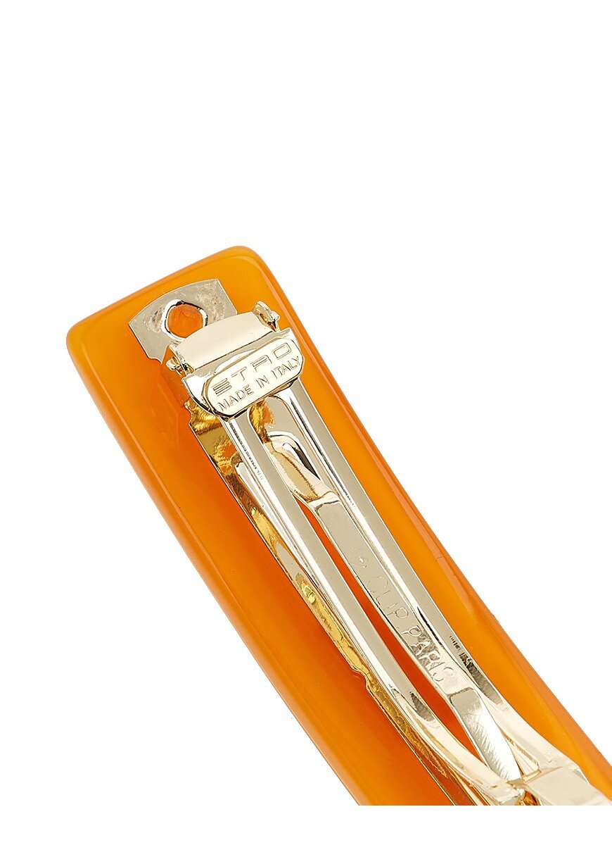 Etro Logo Hair Accessories In Yellow