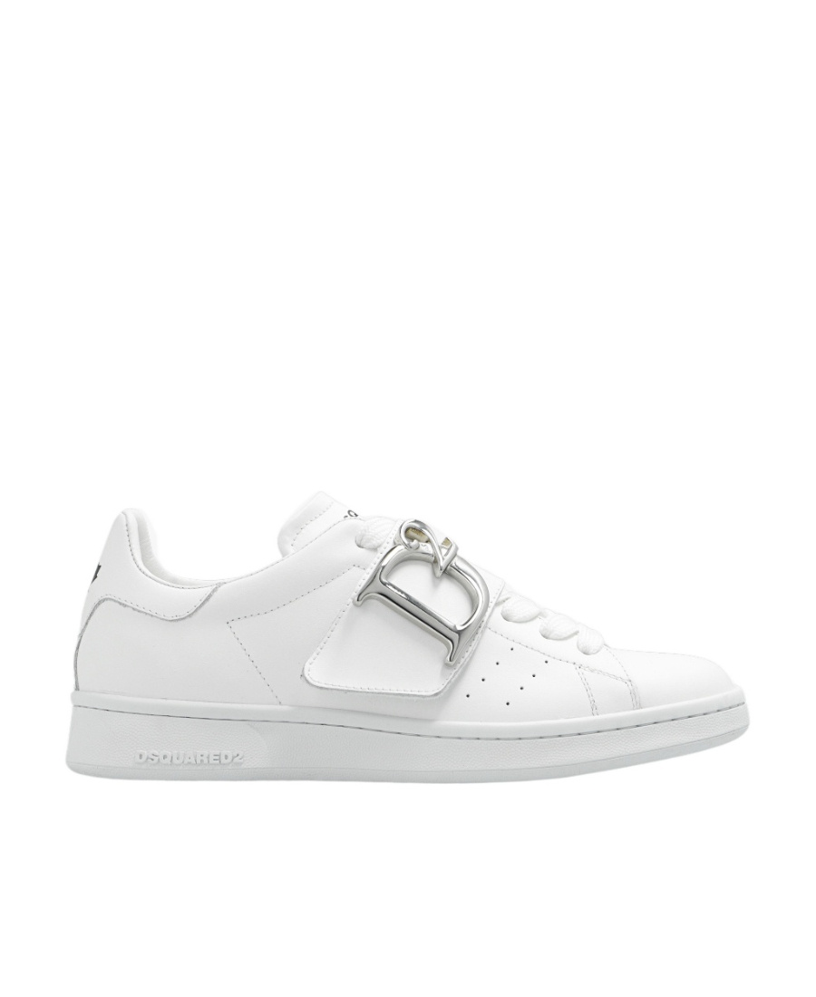 Dsquared2 Logo-detail Low-top Sneakers In White