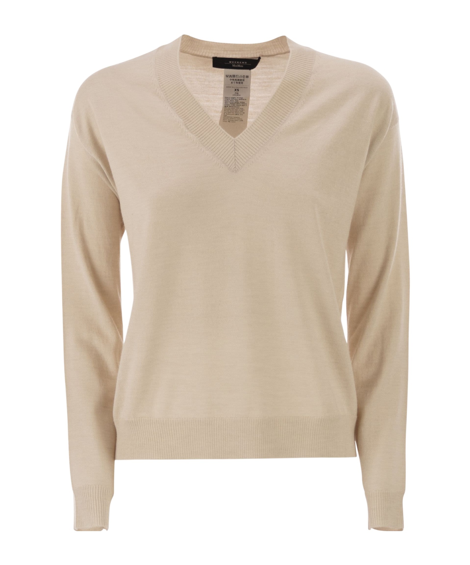 Weekend Max Mara V-neck Sweater In Neutral