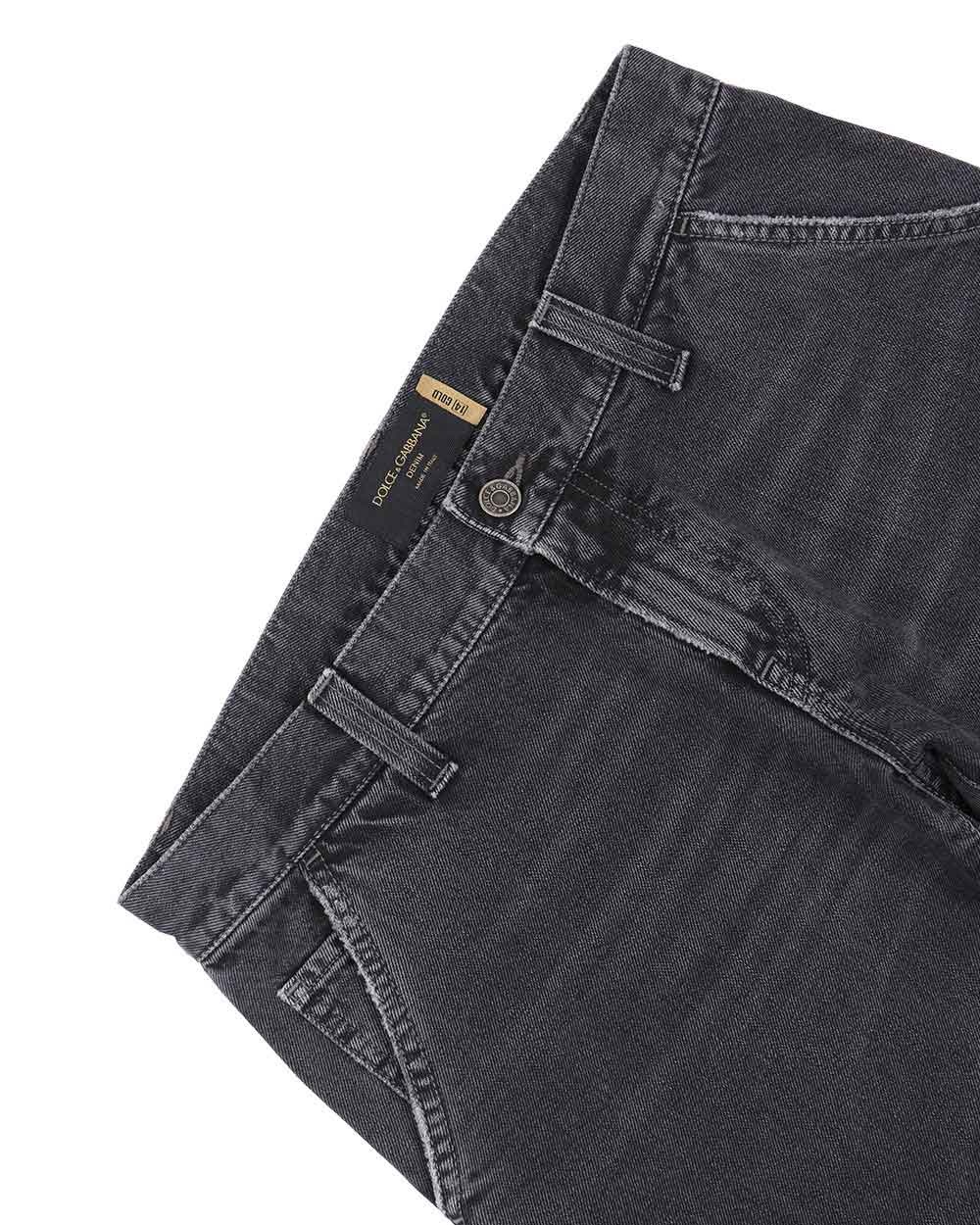 DOLCE & GABBANA BUTTON JEANS