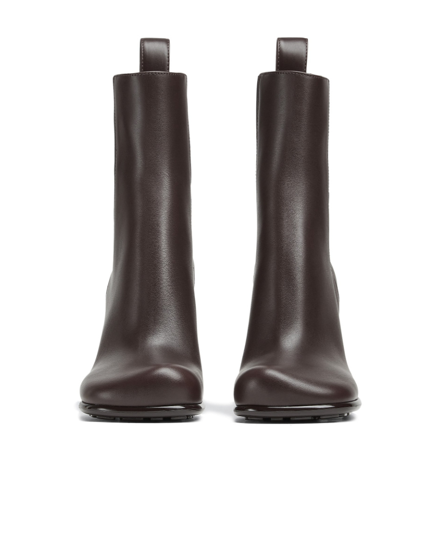 Shop Bottega Veneta Logo Short Boots In Black