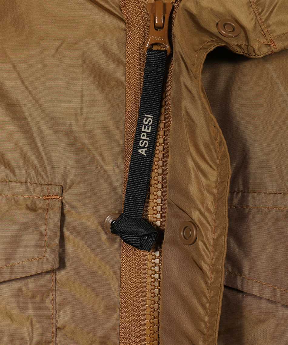 Aspesi Long-sleeved Casual Jacket In Brown