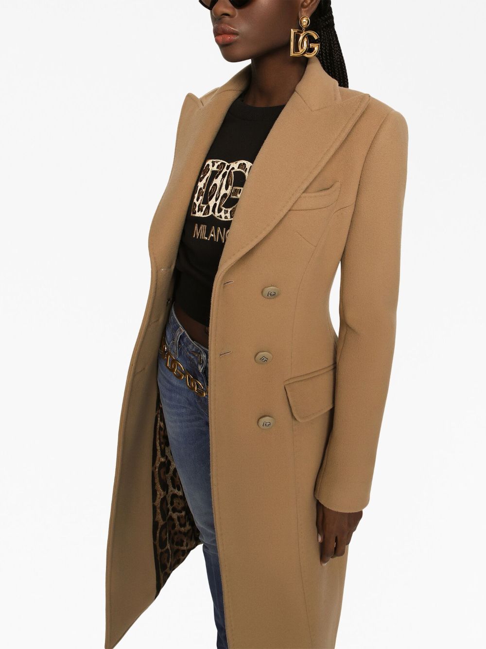 DOLCE & GABBANA DOLCE  GABBANA LONG DOUBLE-BREASTED COAT