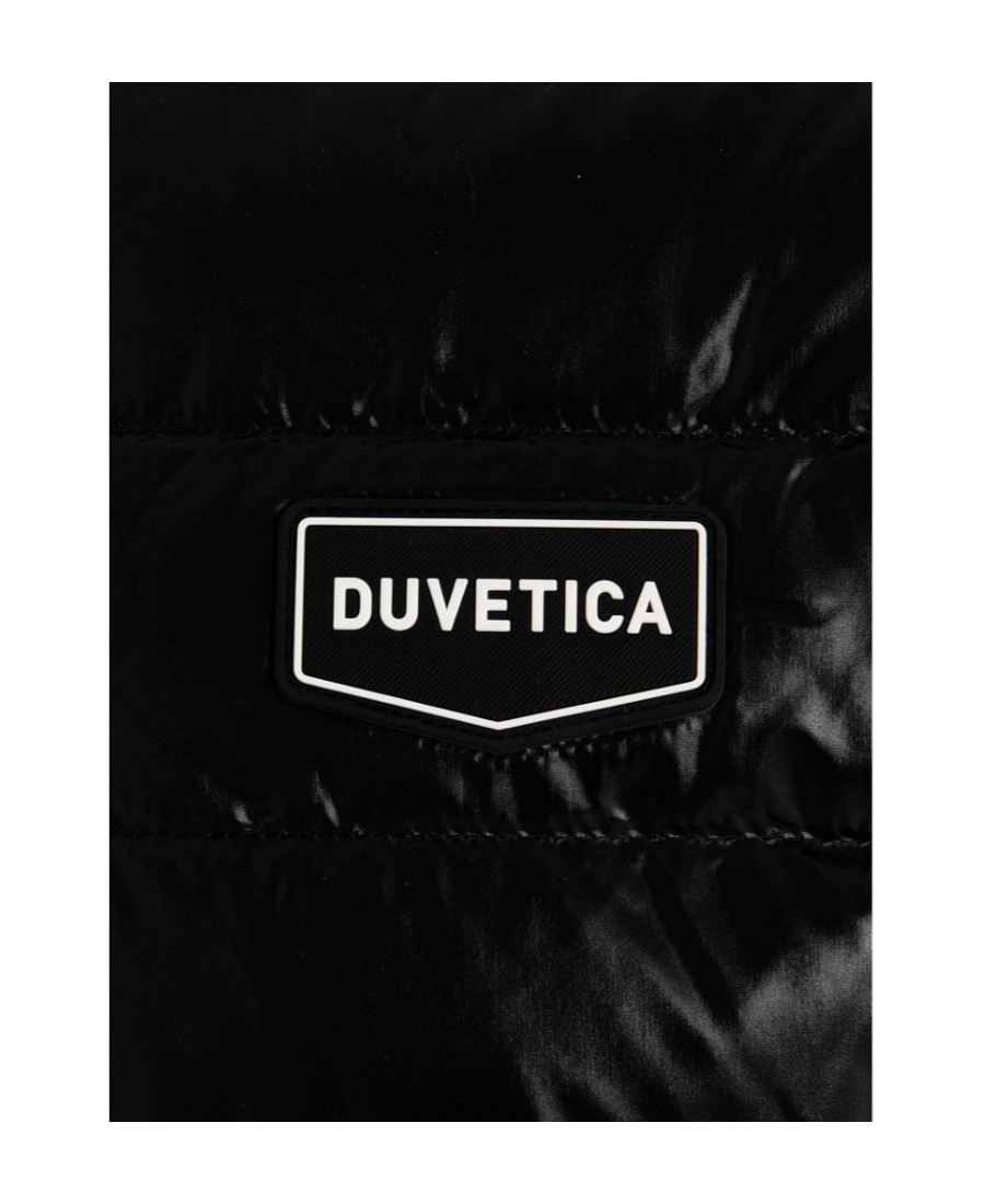 Duvetica Logo Down Jacket In Black