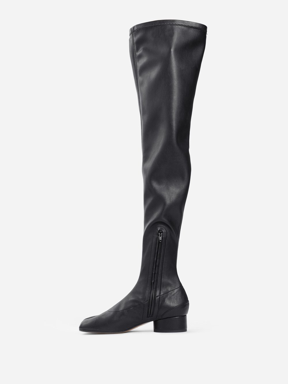 Maison Margiela Tabi Stivale Boots In Black
