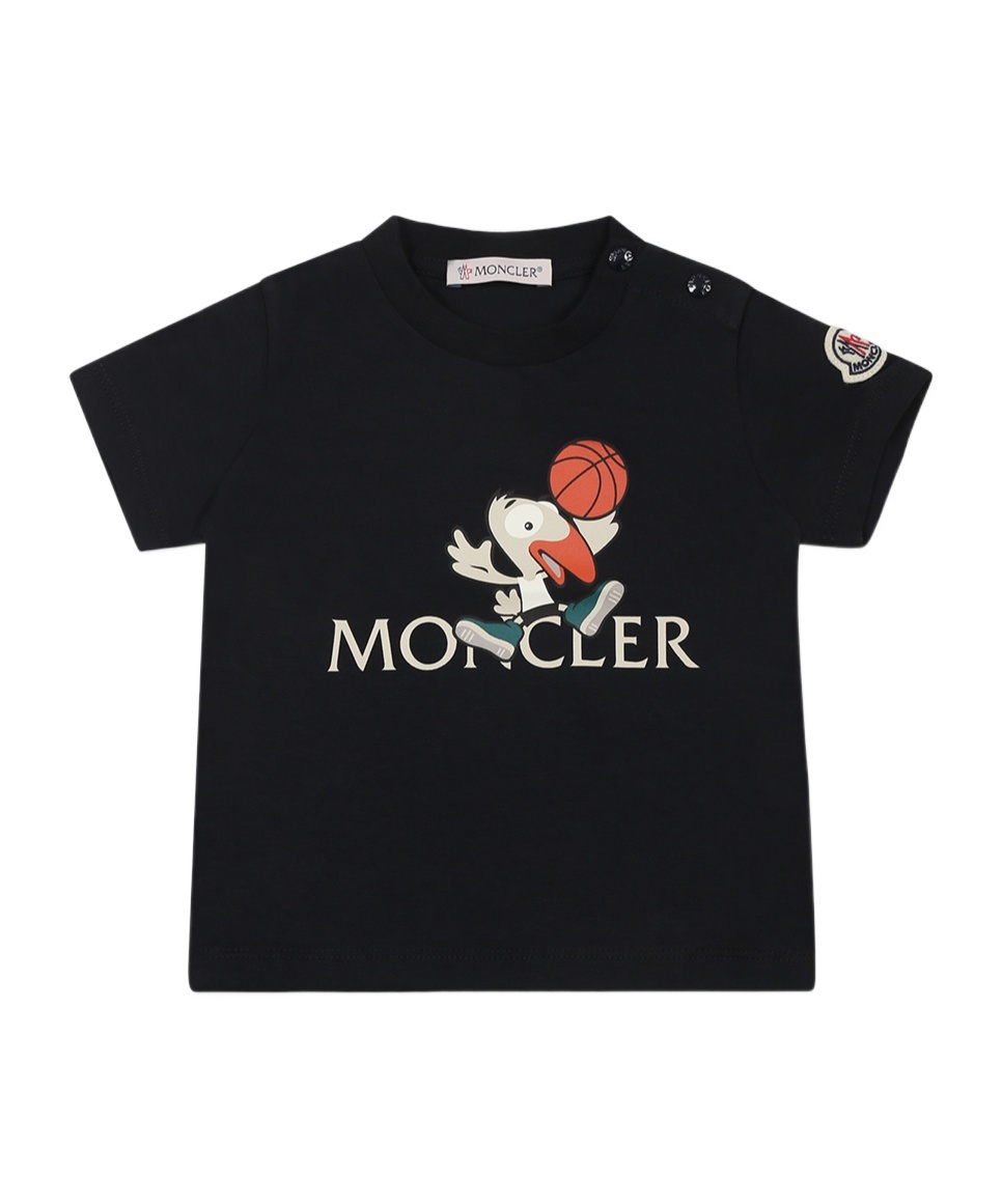 Moncler Short-sleeved T-shirt In Blue