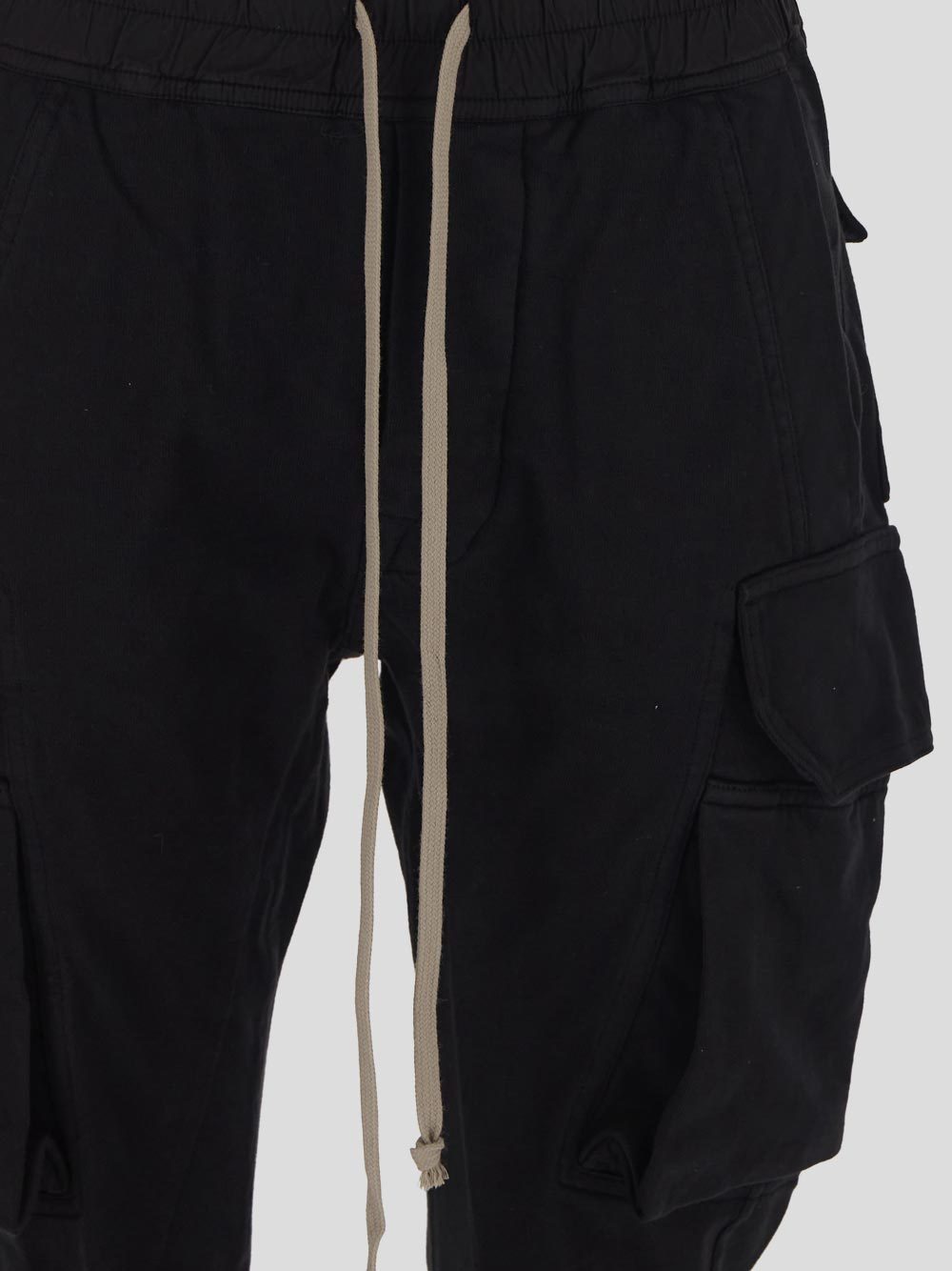 Shop Rick Owens Drkshdw Cargo-pocket Organic Cotton Track Pants In Black
