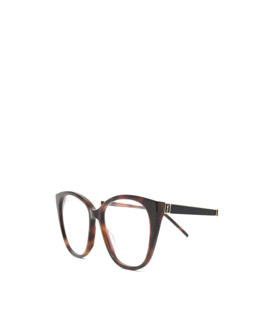 Saint Laurent Slm72 Square-frame Glasses In Black