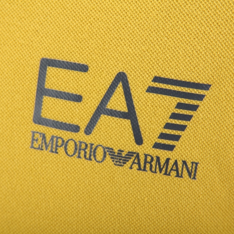 EA7 LOGO LAPEL POLO SHIRT