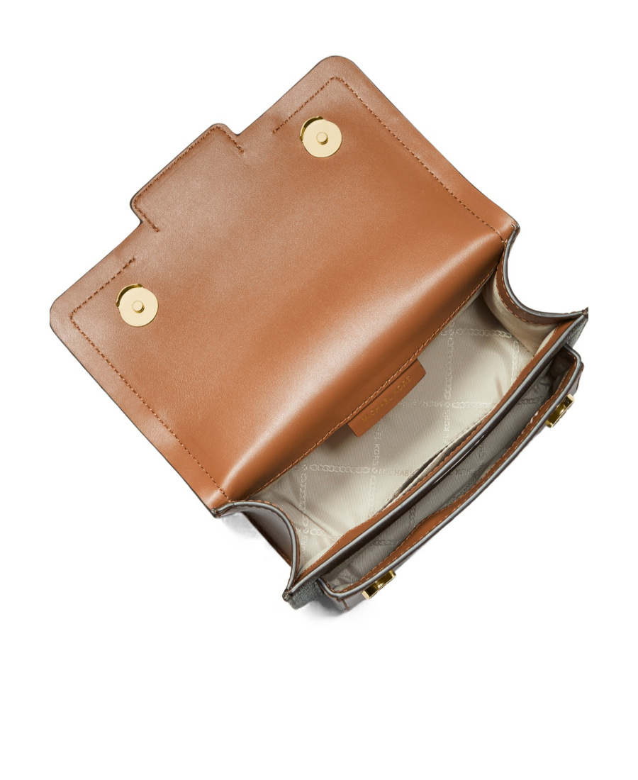 Michael Kors Heathers Crossbody Bag In Brown