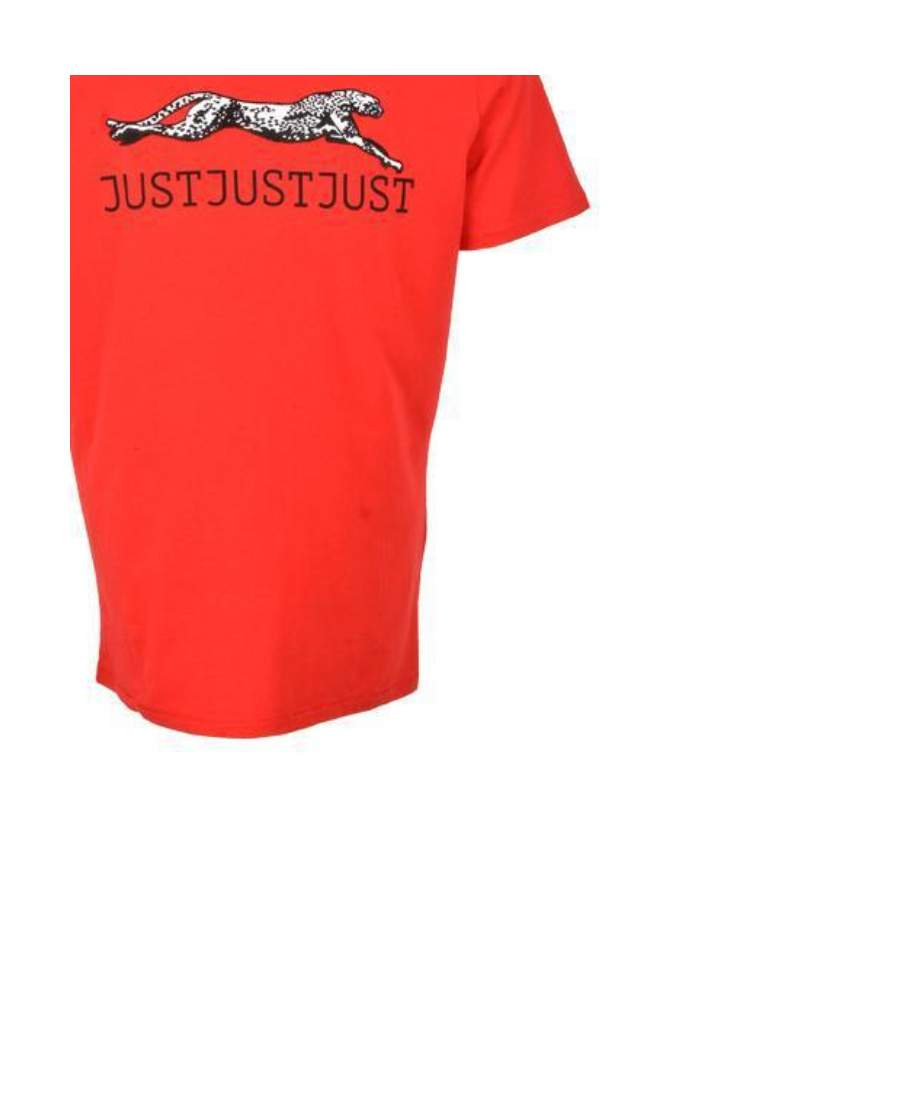 Just Cavalli Print Short Sleeve T-shirt In Red