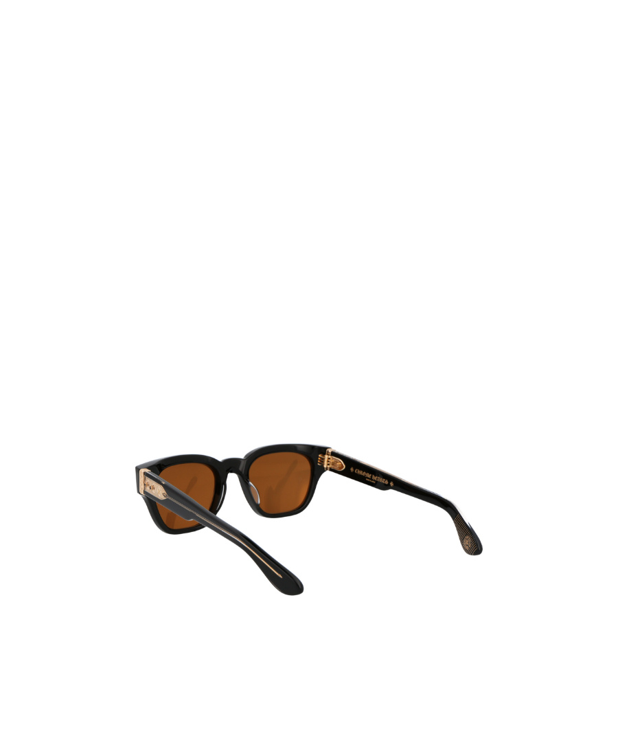 Chrome Hearts Logo Sunglasses In Brown