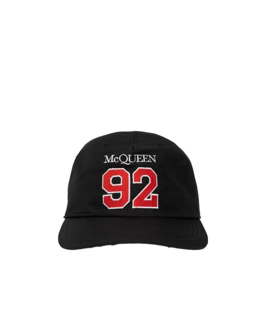 Alexander Mcqueen Logo-print Baseball Cap In Black