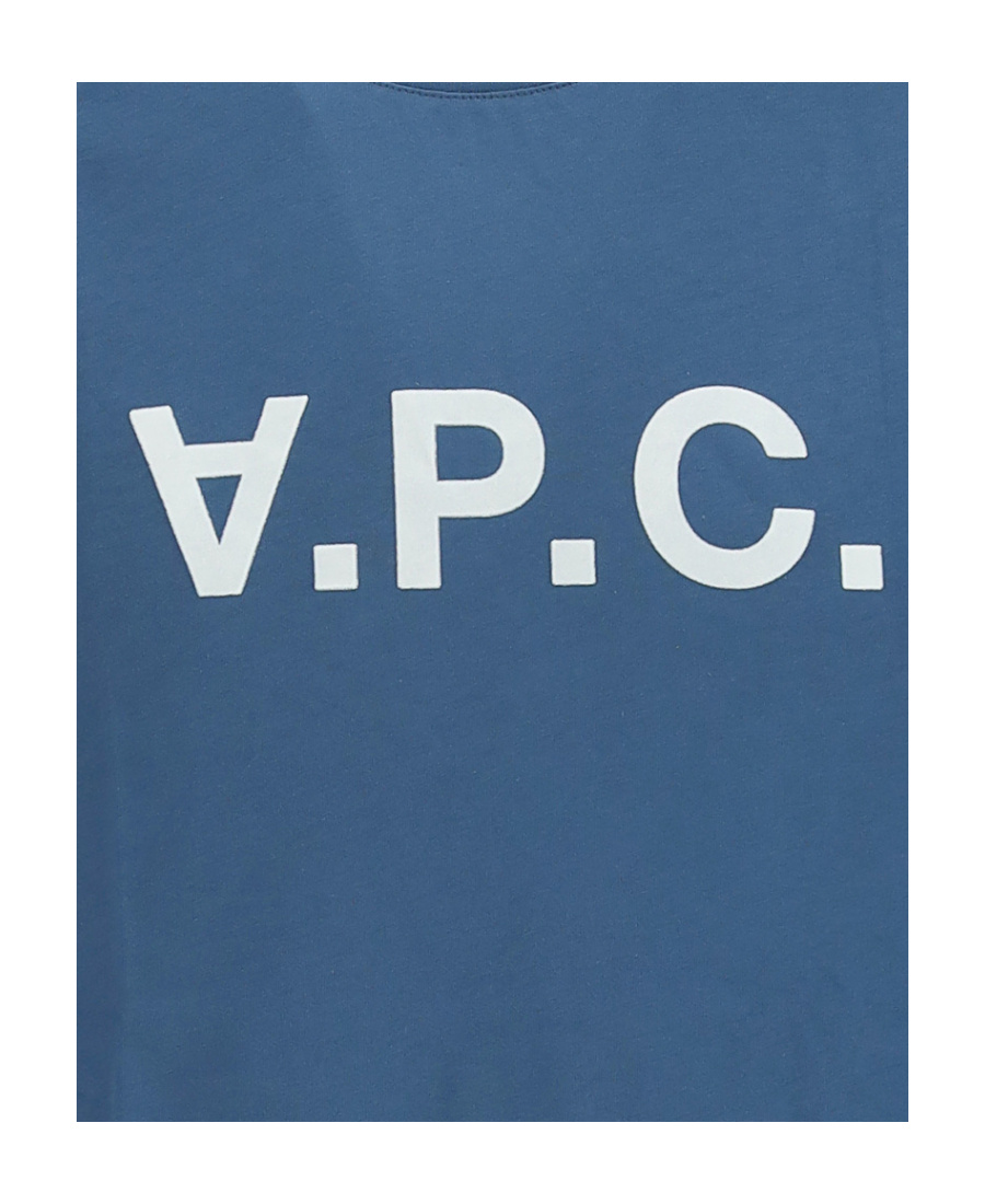 APC A.P.C. VPC LOGO FLOCKED T-SHIRT