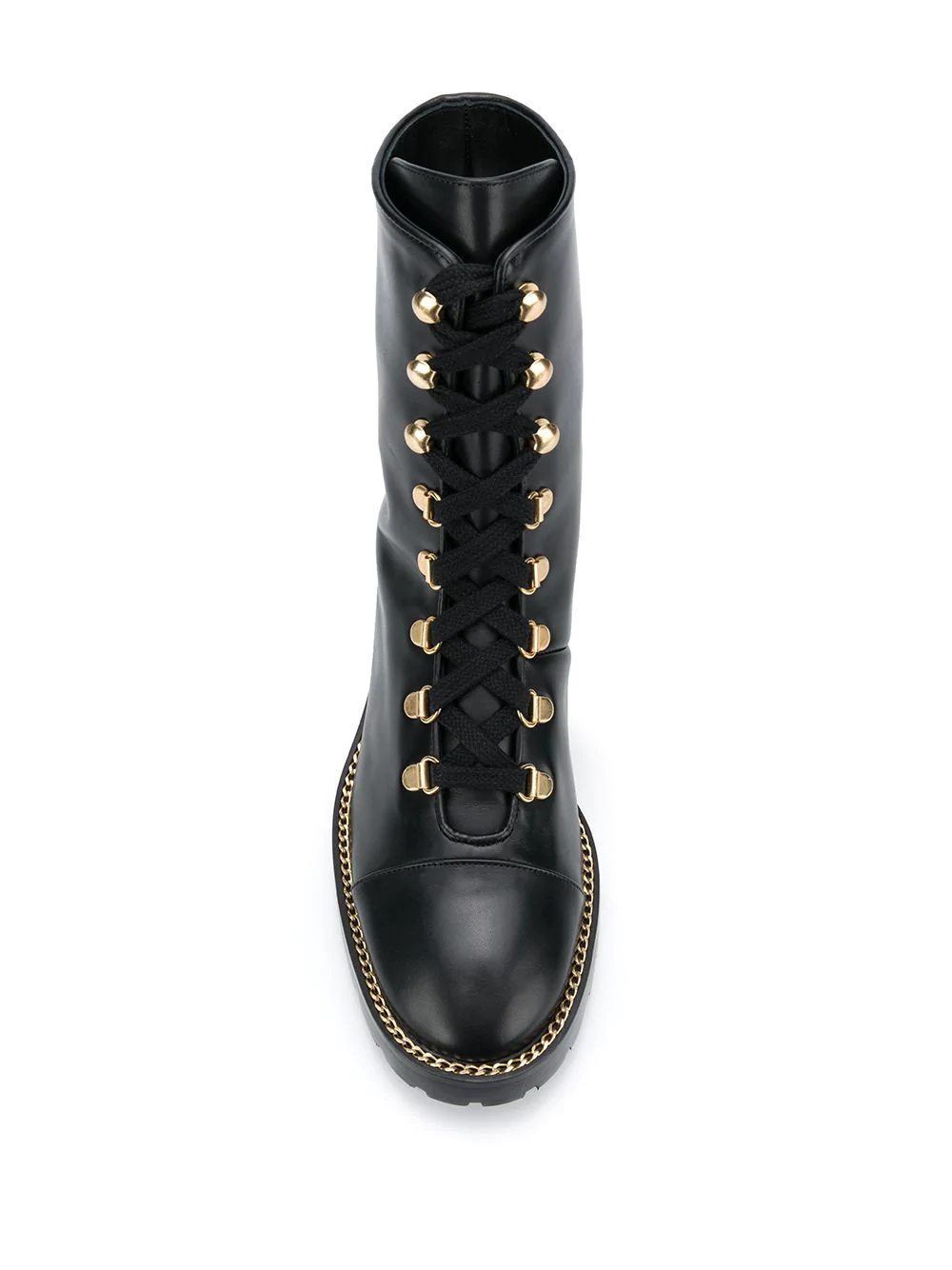 Stuart Weitzman Kolbie Lace-up Boots In Black