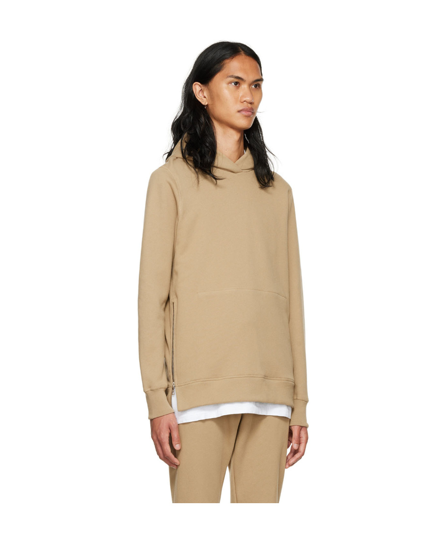 John Elliott Tan Hooded Villain Hoodie In Nude